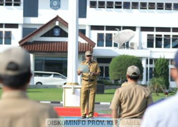 Pj Gubernur Babel Sampaikan 6 Poin Penting ke ASN, Salah Satunya Soal Pelayanan