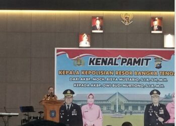 Pisah Sambut Kapolres Bangka Tengah, Bupati Algafry Sambut Kehadiran AKBP DWI Budi Murtiono