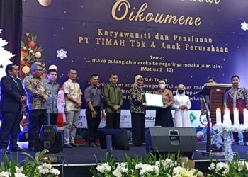 Perayaan Natal Oikumene Karyawan PT Timah Tbk Berlangsung Semarak dan Damai, Merajut Kebersamaan dalam Bingkai Kebhinekaan