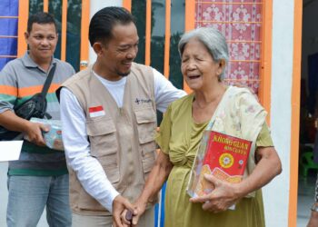 PT Timah Tbk Berikan Kado Imlek Bagi Masyarakat Tionghoa di Desa Belo Laut