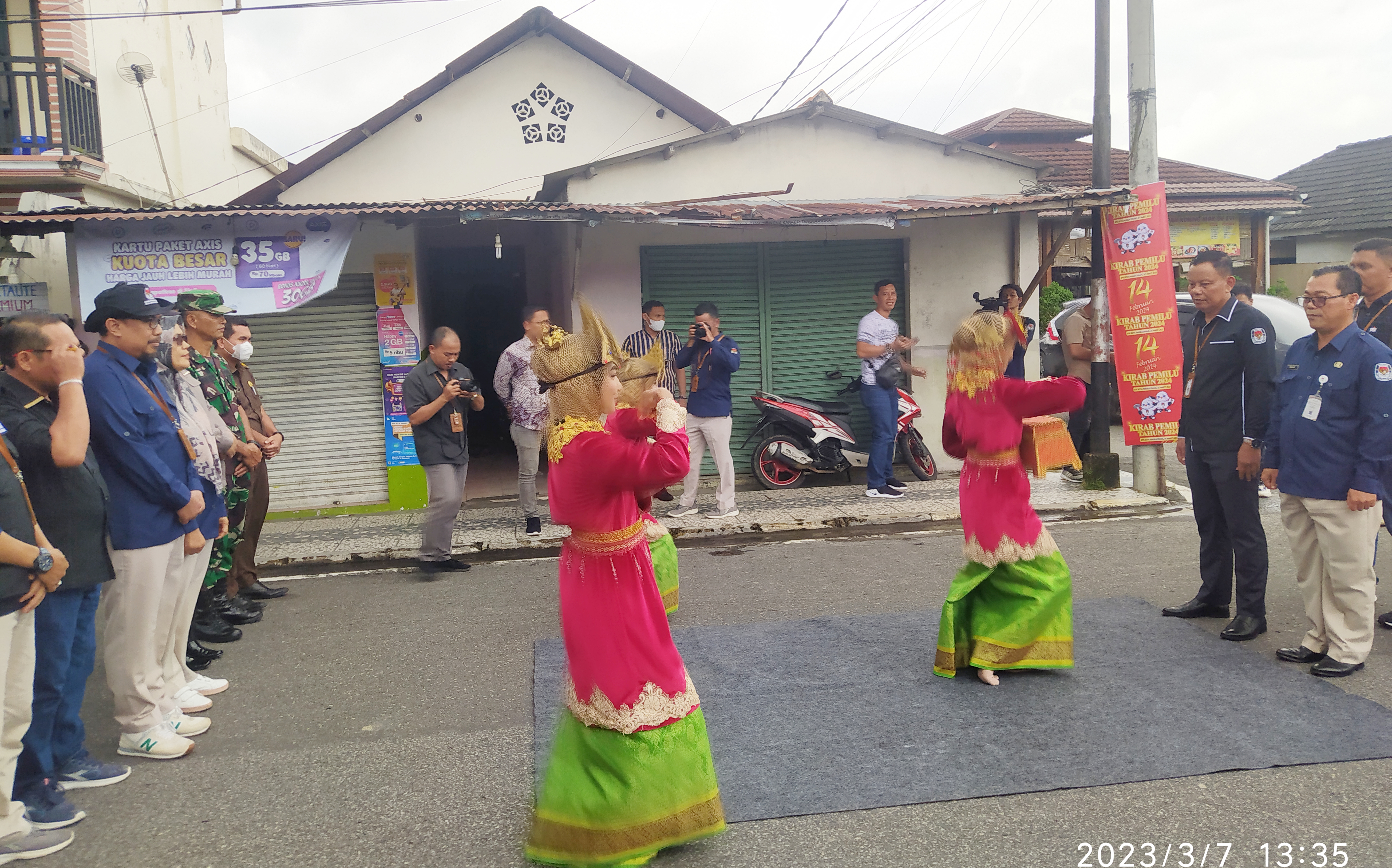Setahun Jelang Pemungutan Suara, KPU Kota Pangkalpinang Gelar Kirab Pemilu 2024