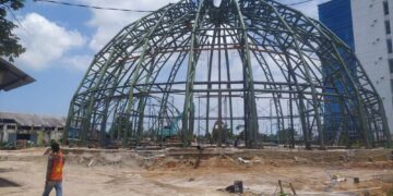 Capai 40 Persen, Masjid Agung Kubah Timah Ditargetkan Rampung Oktober 2023