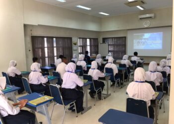 Tes Lanjutan Penerimaan Program Kelas Beasiswa PT Timah Tbk di SMAN 1 Pemali Gandeng PIP Universitas Padjadjaran 