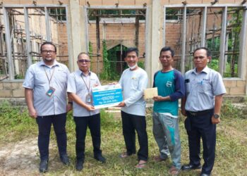 PT Timah Tbk Bantu Pembangunan Surau  Babul Jannah di Desa Senyubuk Belitung Timur 