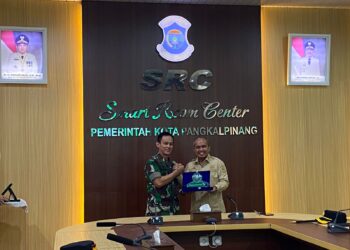 Selain Silaturahmi, Danrem 045 Garuda Jaya Pamit Ke Wali Kota Pangkalpinang