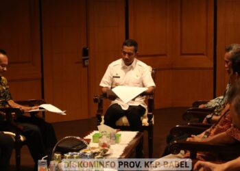 Pj Gubernur Suganda Terima Kunjungan Kerja Kepala Kanwil Ditjen Perbendaharaan Provinsi Babel