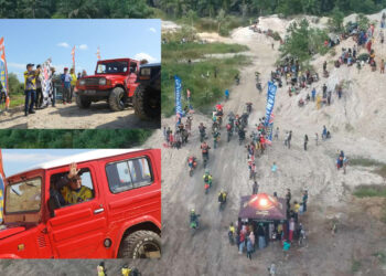 Ratusan Pecinta Offroad dan Trail Comunity Jajal Track di Bangka Tengah
