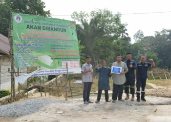 Masjid Nurhidayah Desa Katis Terima Bantuan  Dari PT Timah Tbk