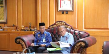 Bahas Masalah Upah Pekerja Buruh di Babel, KSPSI Temui Pj Gubernur Suganda