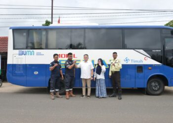 Mobil Sehat PT Timah Tbk Sambangi Warga Desa Puput, Zulkarnaen: PT Timah Tbk Is The Best