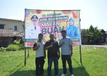 Kembangkan Potensi Lokal Desa, PT Timah Tbk Dukung Bazar Durian di Desa Air Mesu