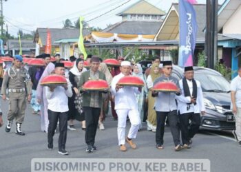 Pj Gubernur Suganda Ikut Meriahkan Peringatan Tahun Baru Islam di Desa Kenanga