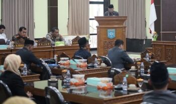 Ketua DPRD Bateng Pimpin Paripurna Penyampaian RKUA dan PPAS Perubahan TA 2023