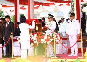 Bertindak Selaku Inspektur Upacara HUT RI Ke-78 di Terakhir Sisa Masa Jabatannya, Ini Kata Walkot Pangkalpinang