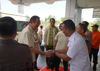 Pj Gubernur Suganda Sambut Rombongan Kunker Komisi I DPR RI
