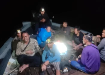 Sembilan Pelaku Tambang Ilegal Diamankan Dit Polairud Polda Babel 