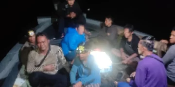 Sembilan Pelaku Tambang Ilegal Diamankan Dit Polairud Polda Babel 