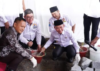 Bersama Bupati Bangka Ketua DPRD Lakulan Peletakan Batu Pertama Rumah Tahfidz Al-Qur’an