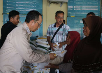 Harga Beras Tinggi, 6.436 KPM di Bangka Tengah Terima Bantuan Pangan Beras Tahap II