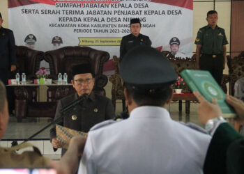 Kades Nibung resmi Dilantik, Algafry Amanatkan Hal Ini