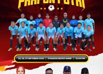 Kota Pangkalpinang Jadi Tuan Rumah Babak Kualifikasi Tim Sepak Bola Prapon Putri