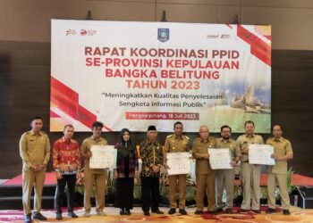PPID Utama Pangkalpinang Tandatangani Komitmen Bersama se-Babel Soal Keterbukaan Informasi Publik