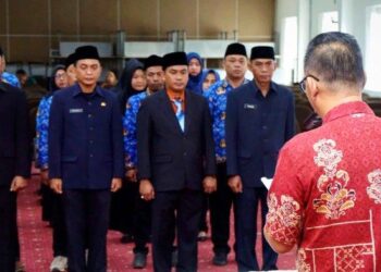 Sekda Miego Lantik 16 Pejabat Administrator dan Pengawas