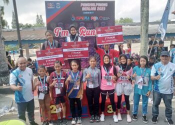 Rangkaian Hut Pangkalpinang Ke-266 Tahun, Pemkot Pangkalpinang Galakkan Lari dan Senam Sehat