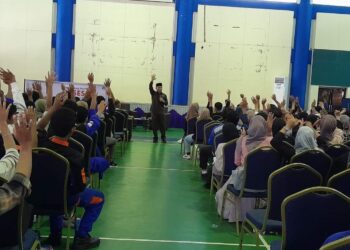 Aksan Visyawan Beri Kuliah Umum saat Jemput Aspirasi Mahasiswa Polman