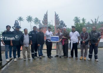Kerap Alami Kendala Air Bersih, PT Timah Tbk Berikan Bantuan Sumur Bor untuk Pura Jagatnatha Surya