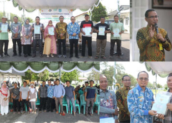 329 Sertifikat Tanah Dibagikan ke Masyarakat di Wilayah Bangka Tengah