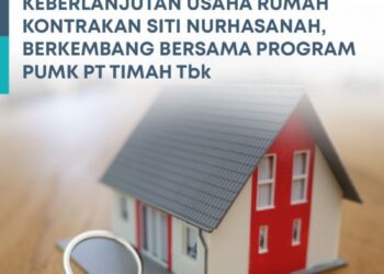 Program PUMK PT Timah Bantu Usaha Kontrakan Siti Nurhasanah Terus Berkembang