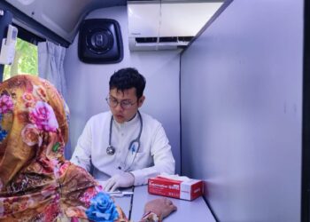 Datangi 42 Titik di Tahun 2023, Masyarakat yang Mendapatkan Pelayanan Kesehatan Mobil Sehat PT Timah Terus Bertambah