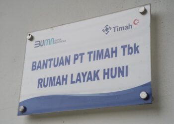 Peduli Korban Bencana, PT Timah Bantu Benahi Rumah Korban Bencana di Bangka Belitung