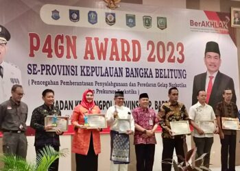 Pemkot Pangkalpinang Terima Penghargaan P4GN Dari Provinsi Kepulauan Bangka Belitung