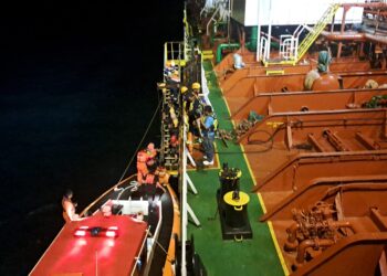 ABK Kapal Tangker Meninggal Dunia di Selat Gelasa, Tim SAR Gabungan Lakukan Evakuasi