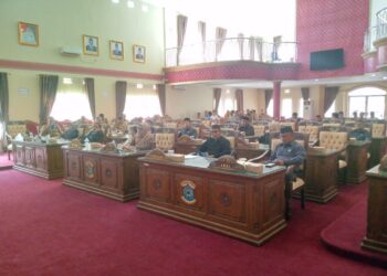 Wakil Ketua DPRD Pimpin Paripurna Pandangan Umum Raperda