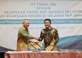 Dukung Perbaikan Tata Kelola Timah, Kejaksaan Tinggi Bangka Belitung Teken Perjanjian Kerja Sama dengan PT Timah