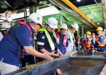 Kunjungi PT Timah, Kementrian BUMN dan MIND ID Lihat Proses Penambangan dan Pengolahan Timah 