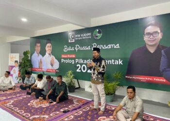 Orasi Politik Isi Rangkaian Buka Bersama Alumni HMI Babel, Basit Cinda Tekankan Hal Ini