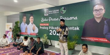 Orasi Politik Isi Rangkaian Buka Bersama Alumni HMI Babel, Basit Cinda Tekankan Hal Ini