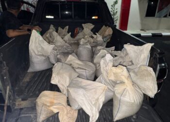 Penampung Pasir Timah di Tempilang Ditangkap Ditreskrimsus Polda Babel, Barang Bukti Diamankan 1,2 Ton