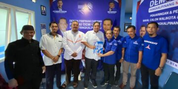 Usai Maulan Aklil dan RKY, Giliran Rio Setiady Ambil Formulir Pendaftaran ke Demokrat