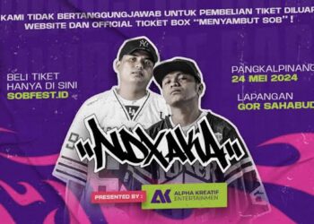 Bagi Pecinta Koplo, NDX AKA Hadir Perdana di Bangka Belitung pada 24 Mei 2024