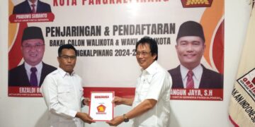 Kembalikan Berkas ke DPC Gerindra Pangkalpinang, Dr Erdi Sutanto Optimistis Raih Dukungan