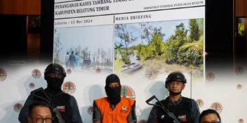 Rusak Hutan Mangrove, Koordinator Penambangan Timah Ilegal di Sukamandi Akhirnya Dibekuk Gakkum KLHK