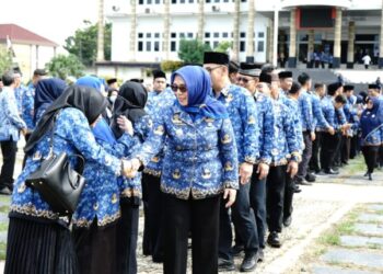 Pemkot Pangkalpinang Gelar Upacara Hari Kesadaran Nasional Dan Halal Bihalal Idul Fitri 1445 H