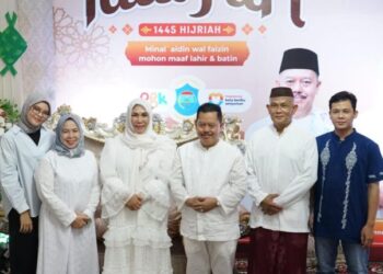 Suasana Open House Digelar Di Rumah Wali Kota Pangkalpinang