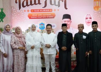 Shalat Idul Fitri 1445 H Perdana Terlaksana Di Masjid Agung Kubah Timah, Ini Kata Sekda Mie Go