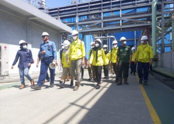 Belajar Pengolahan Timah, Mahasiswa Teknik Geologi Universitas Sriwijaya Datangi Divisi Peleburan dan Pengolahan PT Timah